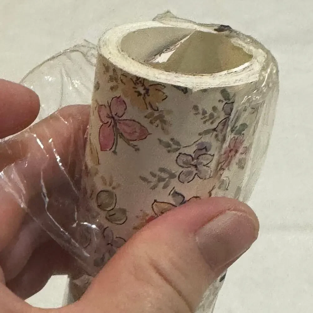 Vintage Rubbermaid Scents Potpourri Shelf Liner Pink Floral Non Adhesive